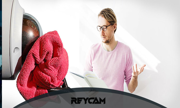 تمیز کردن لنز دوربین مدار بسته